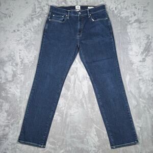 Flint and Tinder Straight Fit Jeans Dark Wash 32x30 Stretch Denim